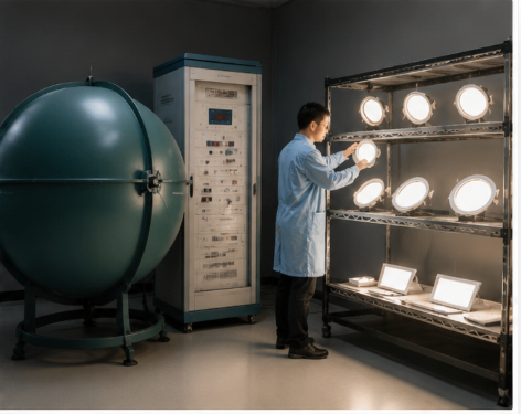 LED lighting quality control and testing equipment
