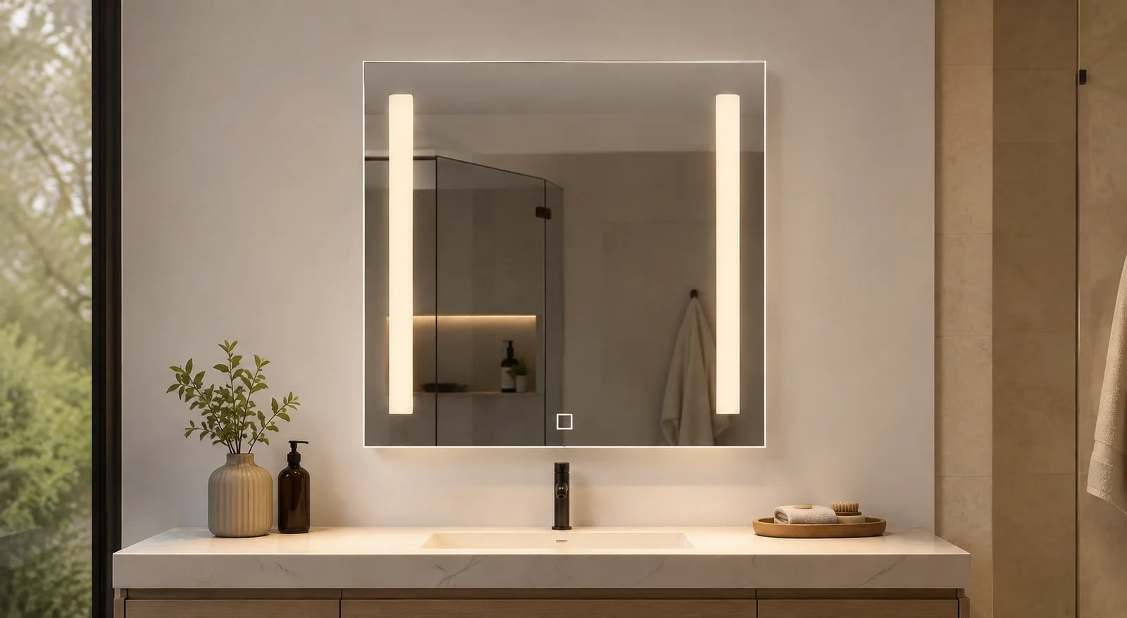 Bathroom vanity lighting application