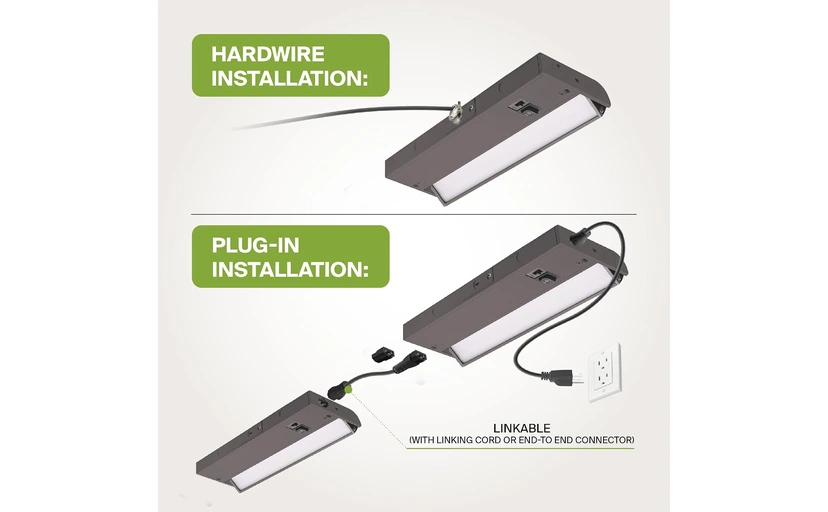 Hardwired junction box structure for under cabinet light