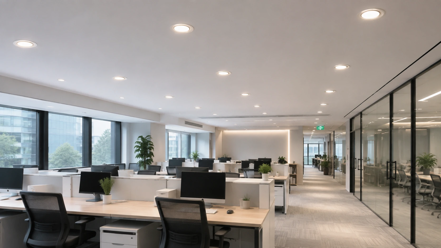 Retail store commercial lighting