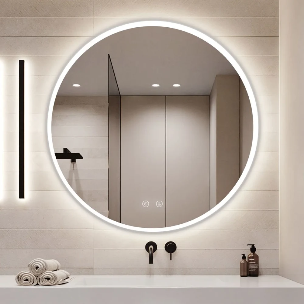 Custom LED mirror dimensions drawing