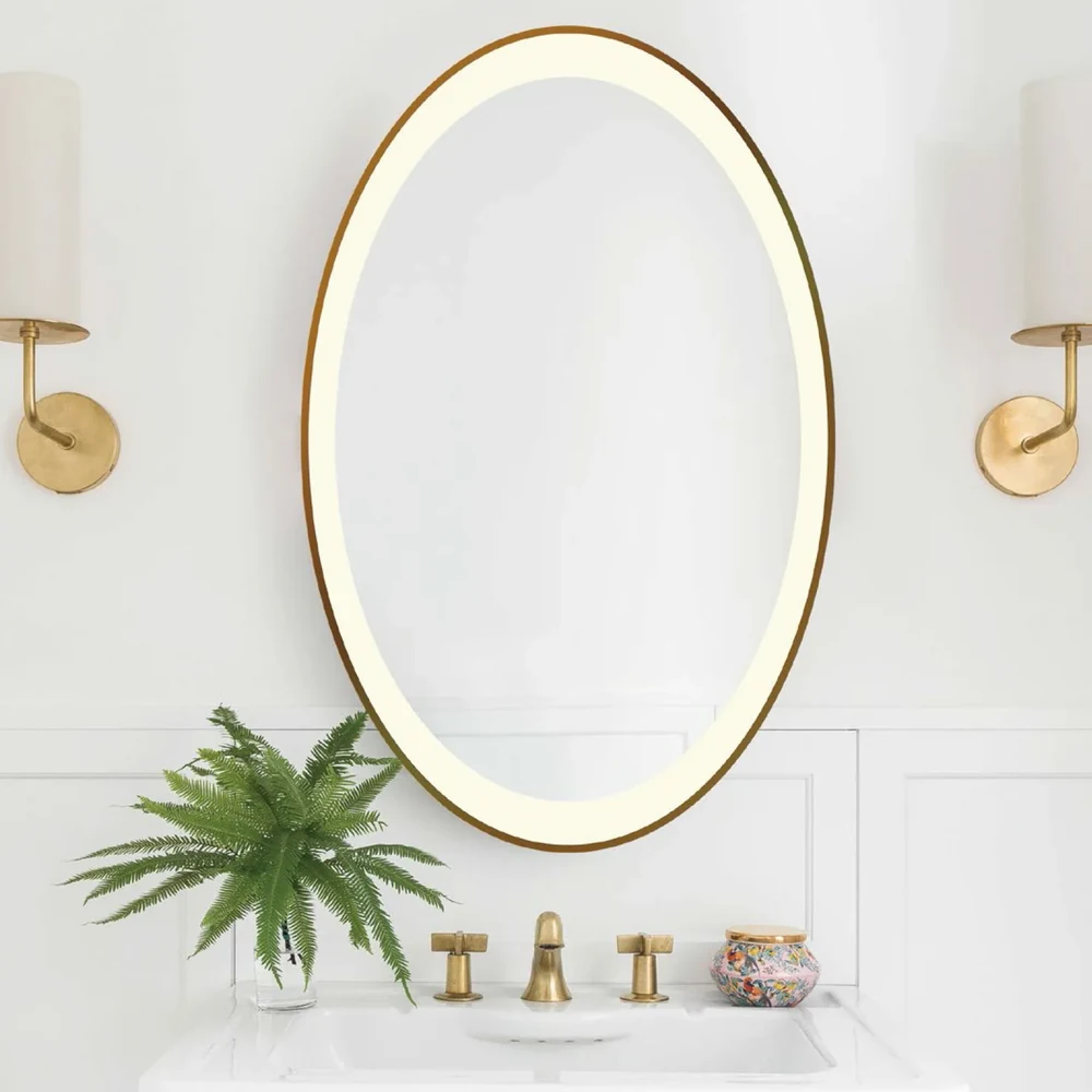 Front-Lit LED Bathroom Mirror