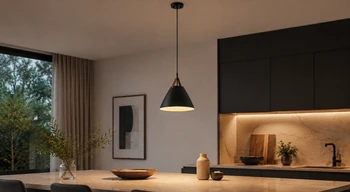 Dome LED pendant lights in a restaurant setting