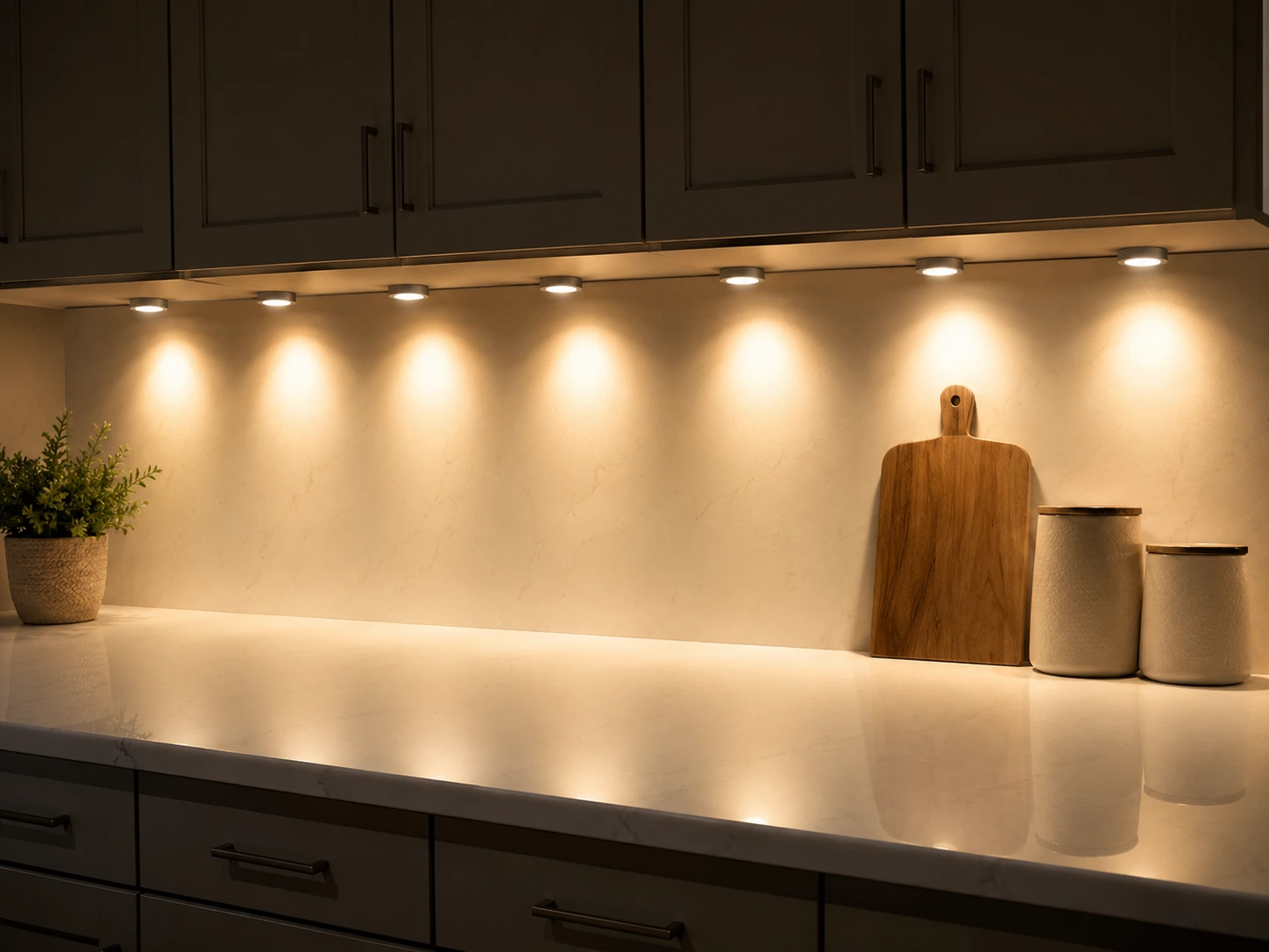 Uneven hot spots with LED puck lights