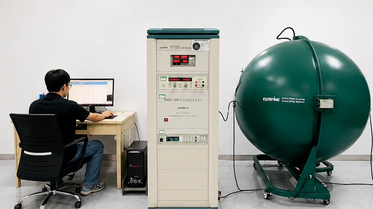 Integrating sphere for photometric testing